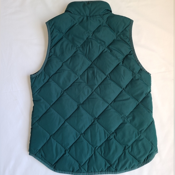 J.Crew Green Quitled Down Vest - Picture 3 of 6